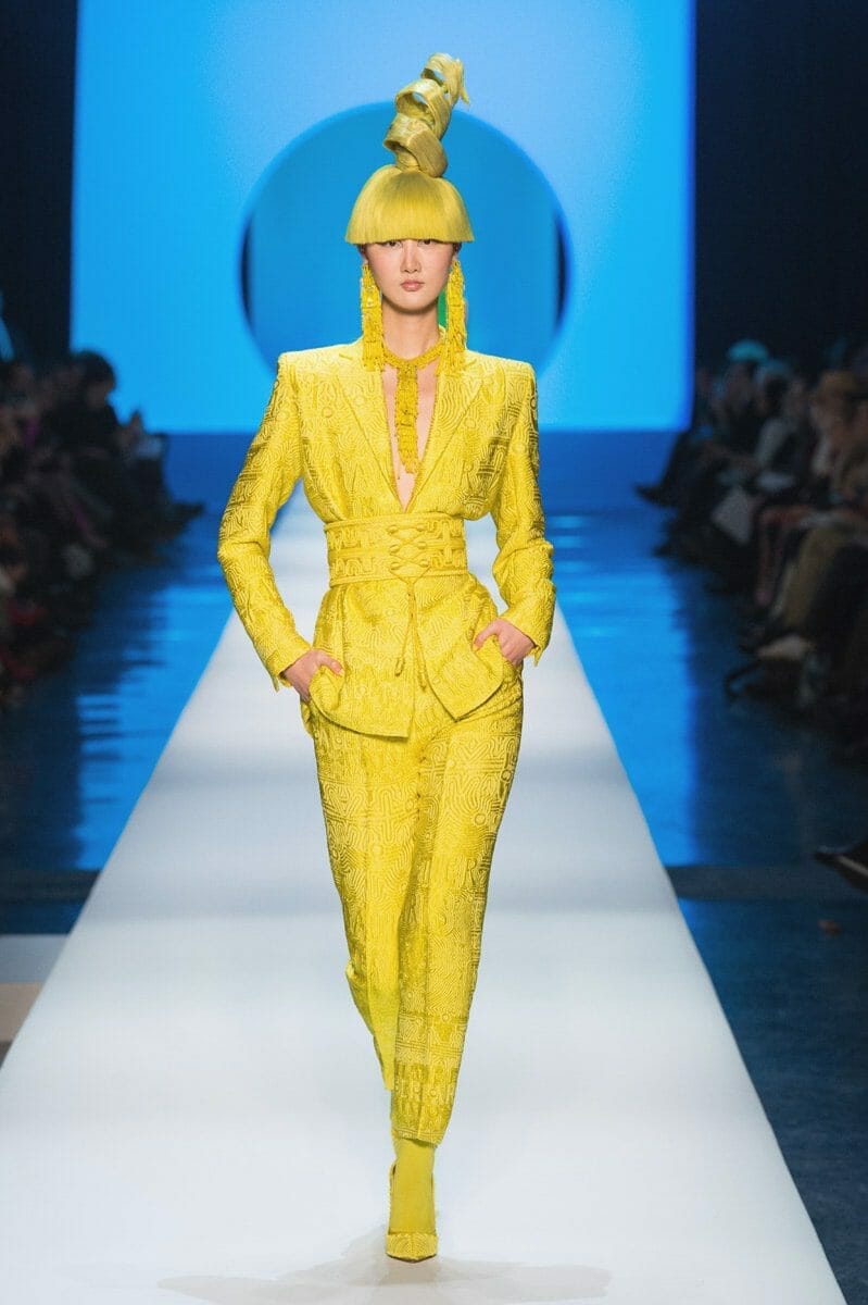 JEAN PAUL GAULTIER HAUTE COUTURE SPRING-SUMMER 2018. Tribute to Pierre Cardin. RUNWAY MAGAZINE ® Collections Special Selection “Fashion Treasure”. RUNWAY MAGAZINE ® Collections. RUNWAY NOW / RUNWAY NEW