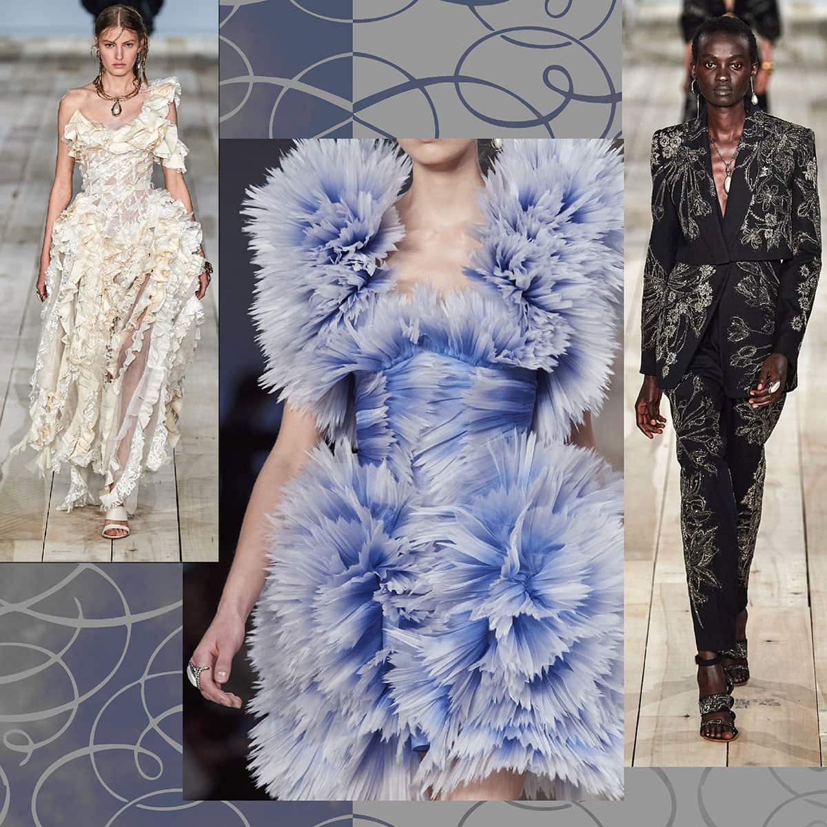 Alexander McQueen Spring Summer 2020 Paris Fashion Week. RUNWAY MAGAZINE ® Collections. RUNWAY NOW / RUNWAY NEW
