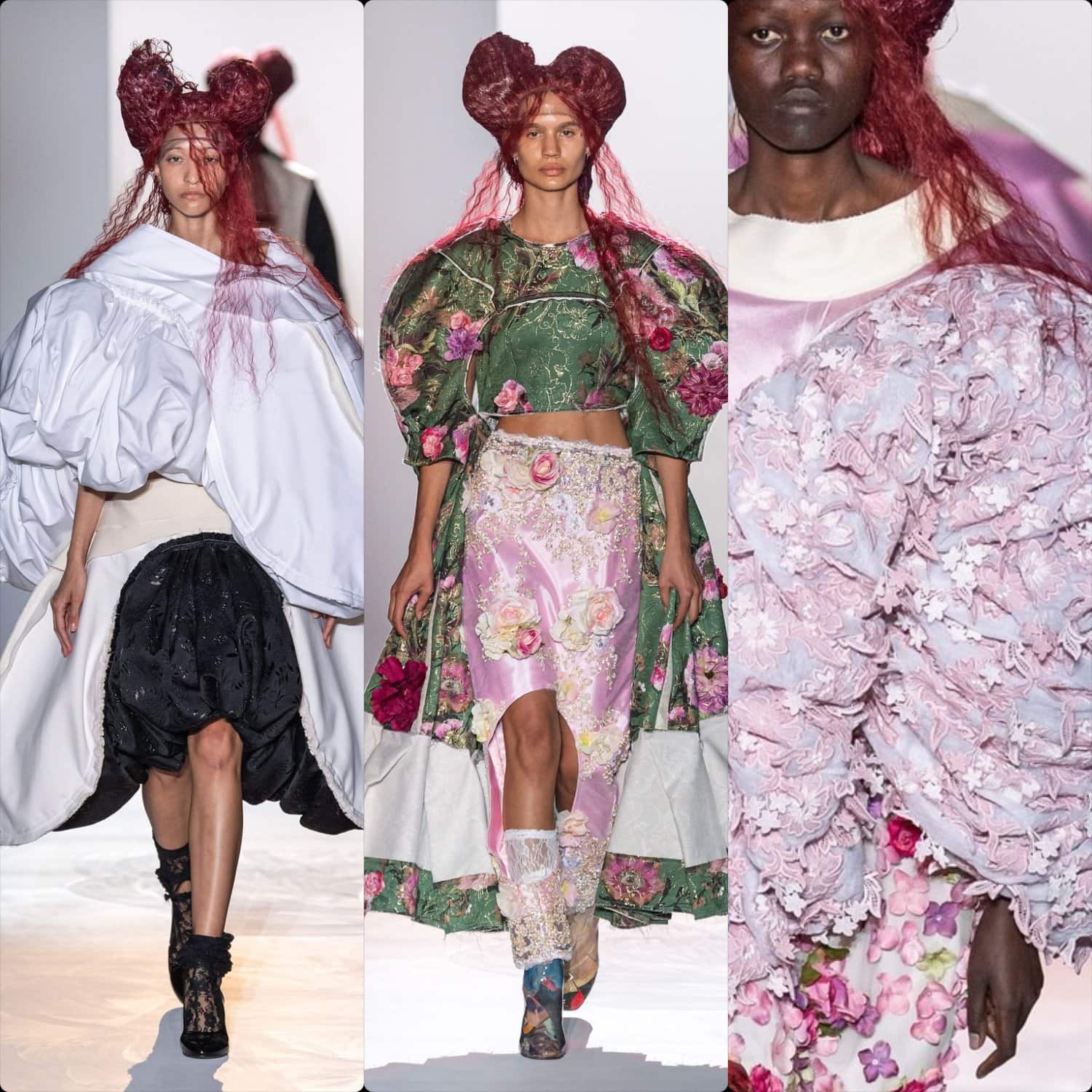 Comme des Garcons Spring Summer 2020 Paris Fashion Week. RUNWAY MAGAZINE ® Collections. RUNWAY NOW / RUNWAY NEW