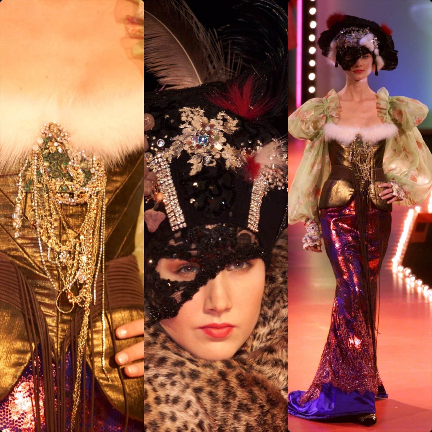 Christian Lacroix Haute Couture Fall-Winter 2001-2002. RUNWAY MAGAZINE ® Collections. RUNWAY NOW / RUNWAY NEW