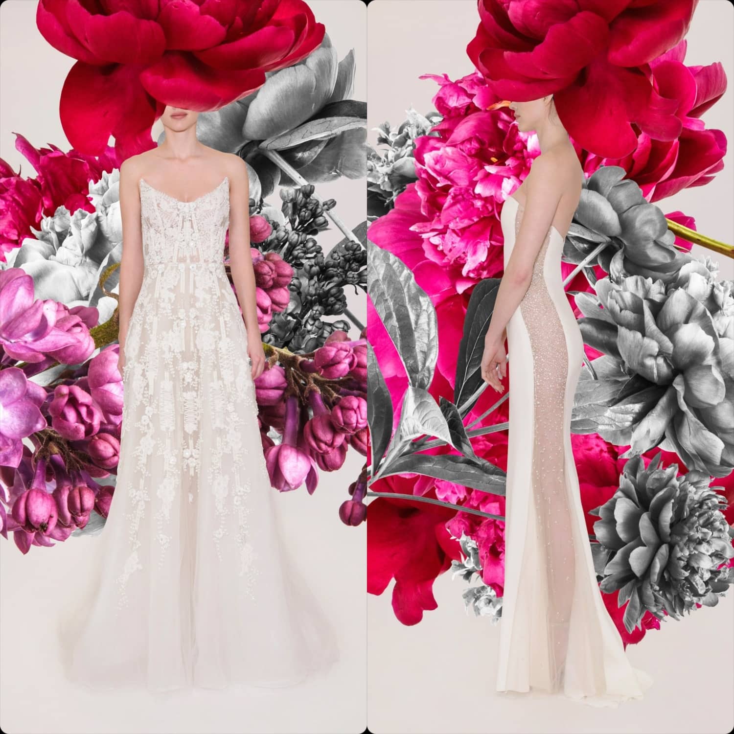 Reem Acra Bridal Spring Summer 2021 New York. RUNWAY MAGAZINE ® Collections. RUNWAY NOW / RUNWAY NEW