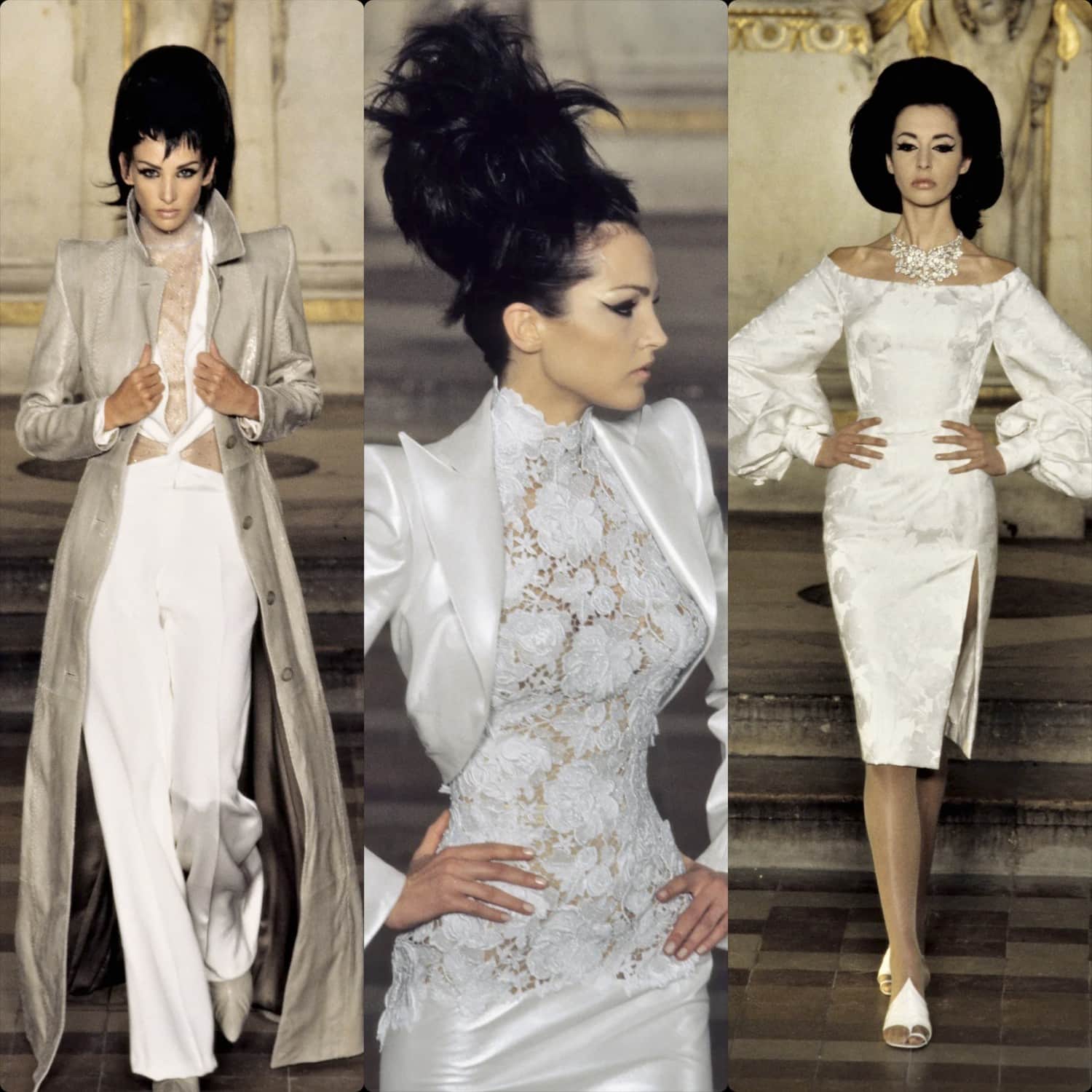 1997 - McQueen 4 Givenchy Couture Show  Fashion genius, Givenchy couture,  White fashion