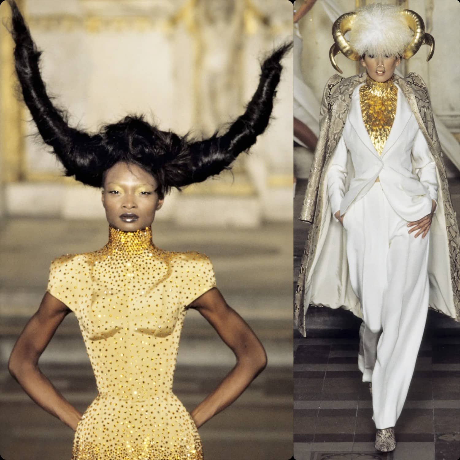 archivealive on X: Givenchy by Alexander McQueen Fall/Winter 1997 haute  couture  / X