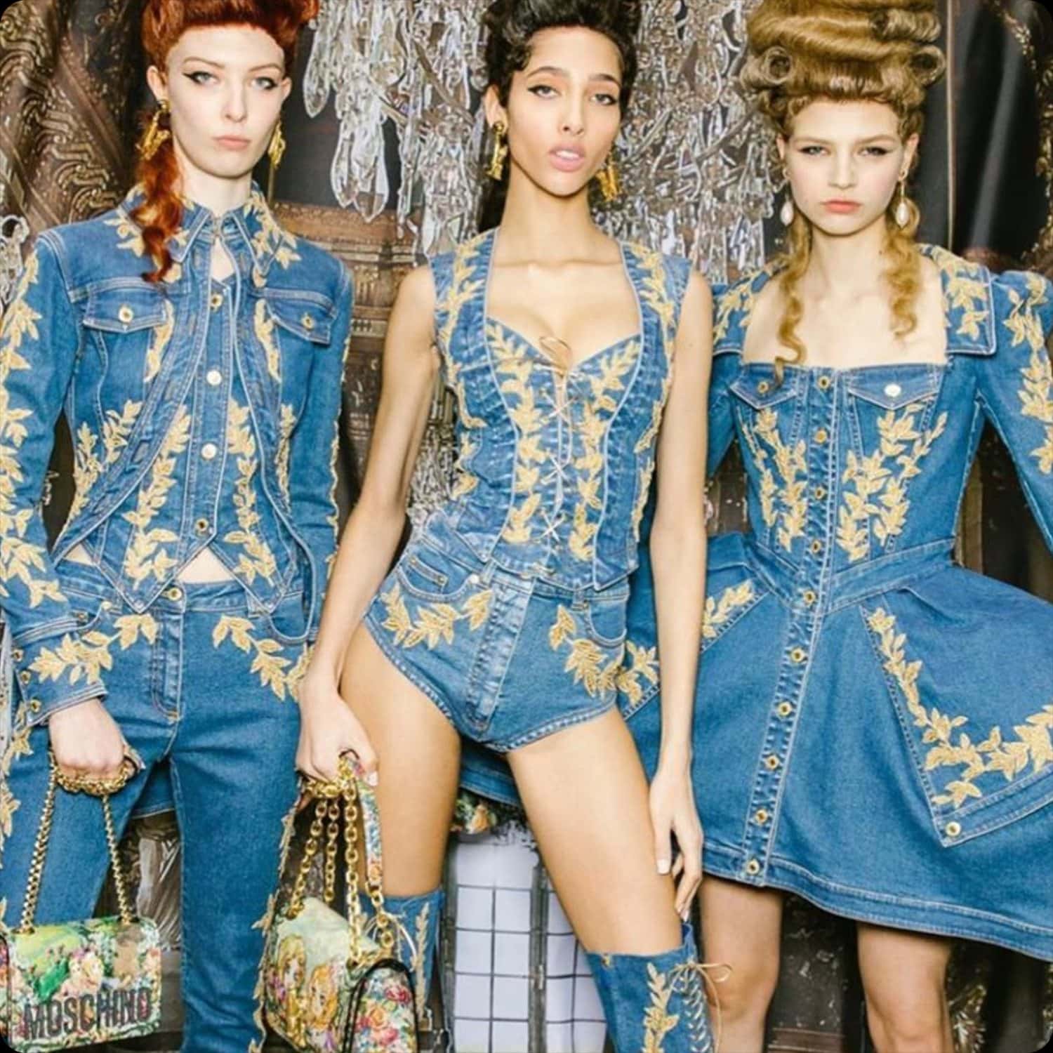 Moschino Fall-Winter 2020-2021 Milan Fashion Week Ready-to-Wear. Marie Antoinette - "Let them eat Moschino". RUNWAY MAGAZINE ® Collections. RUNWAY NOW / RUNWAY NEW