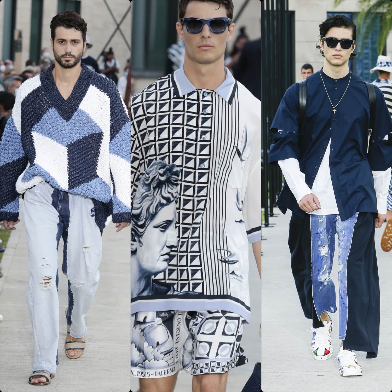 Dolce Gabbana Spring Summer 2021 Men. RUNWAY MAGAZINE ® Collections. RUNWAY NOW / RUNWAY NEW