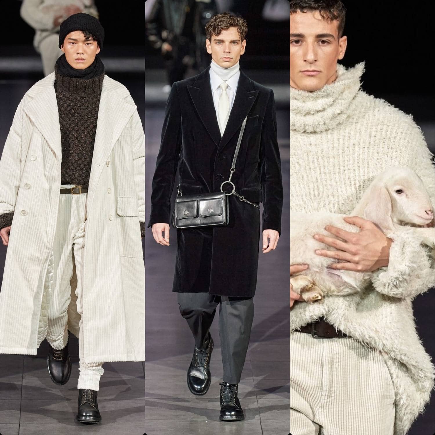Dolce Gabbana Fall-Winter 2020-2021 Milan Men Fashion Week. RUNWAY MAGAZINE ® Collections. RUNWAY NOW / RUNWAY NEW