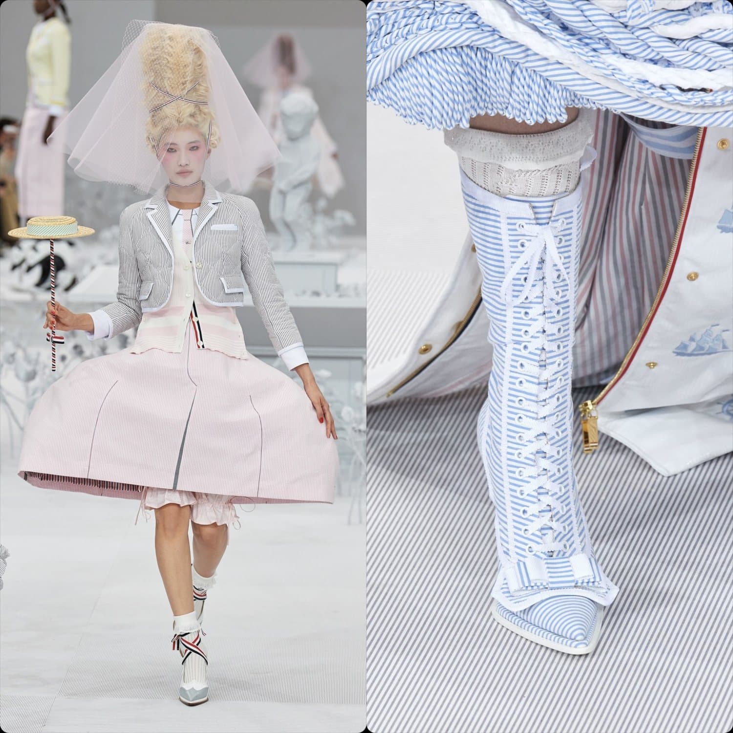 Thom Browne Spring Summer 2020 Ready-to-Wear Paris by RUNWAY MAGAZINE ® Collections. RUNWAY NOW / RUNWAY NEW