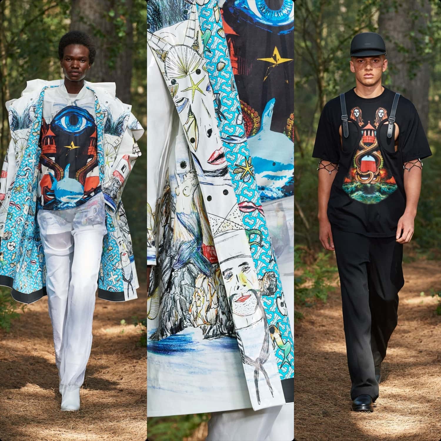 Burberry Spring Summer 2021 London. RUNWAY MAGAZINE ® Collections. RUNWAY NOW / RUNWAY NEW