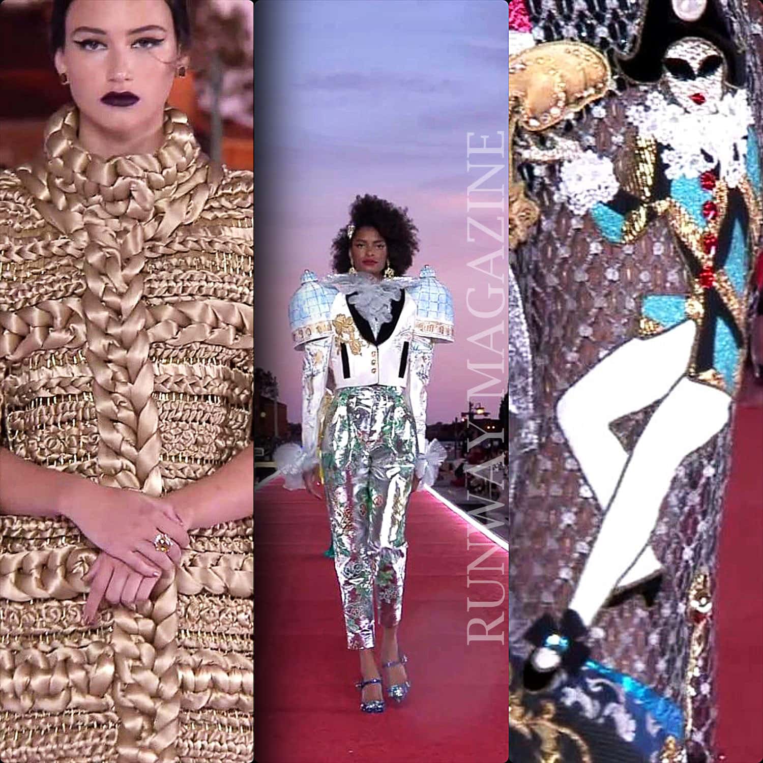 Dolce Gabbana Alta Moda Venice 2021 by RUNWAY MAGAZINE