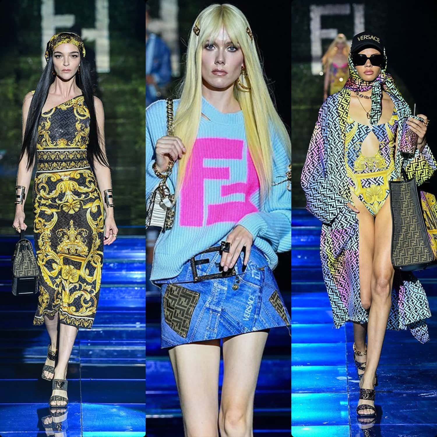All looks Fendi Versace 2021 collection - RUNWAY MAGAZINE ® Official