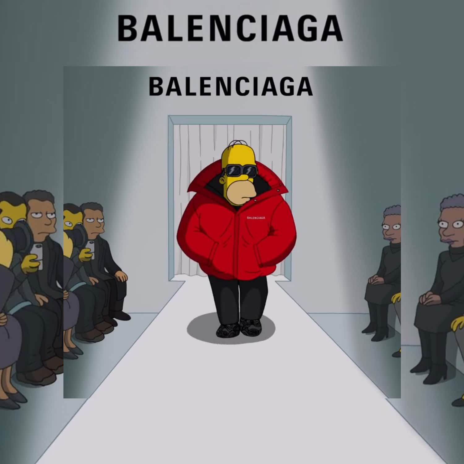 Balenciaga Simpsons Spring Summer 2022. RUNWAY MAGAZINE ® Collections. RUNWAY NOW / RUNWAY NEW