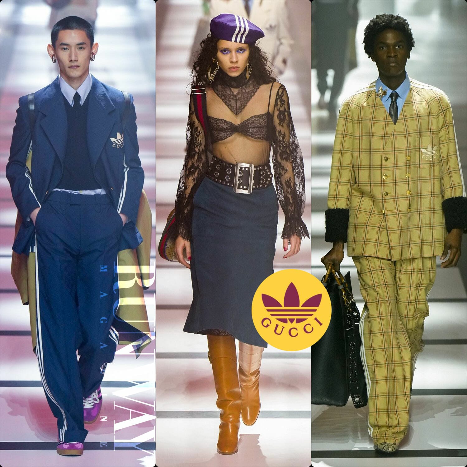 Adidas x Gucci Fall 2022. RUNWAY MAGAZINE ® Collections. RUNWAY NOW / RUNWAY NEW