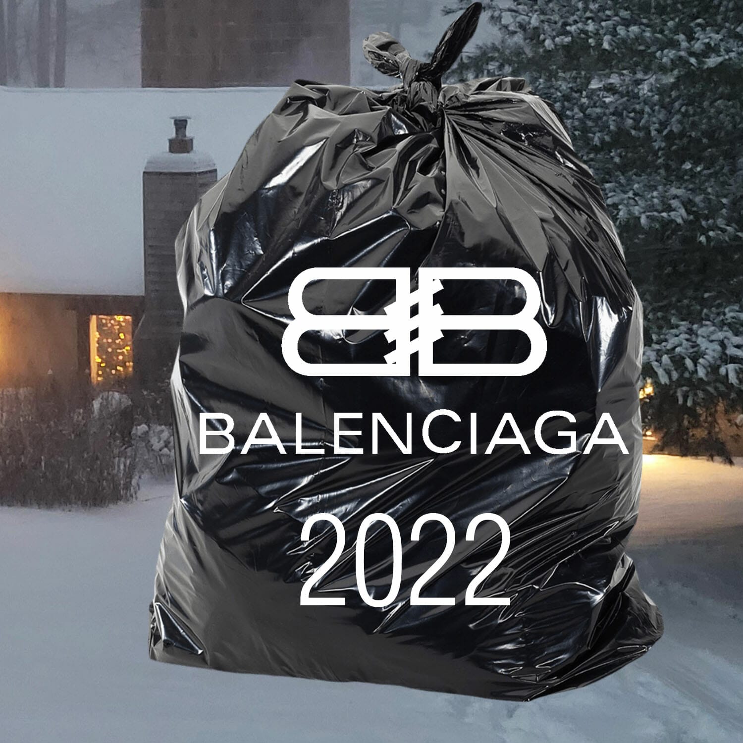 Balenciaga 2022 trash bag by RUNWAY MAGAZINE ® Collections. RUNWAY NOW / RUNWAY NEW