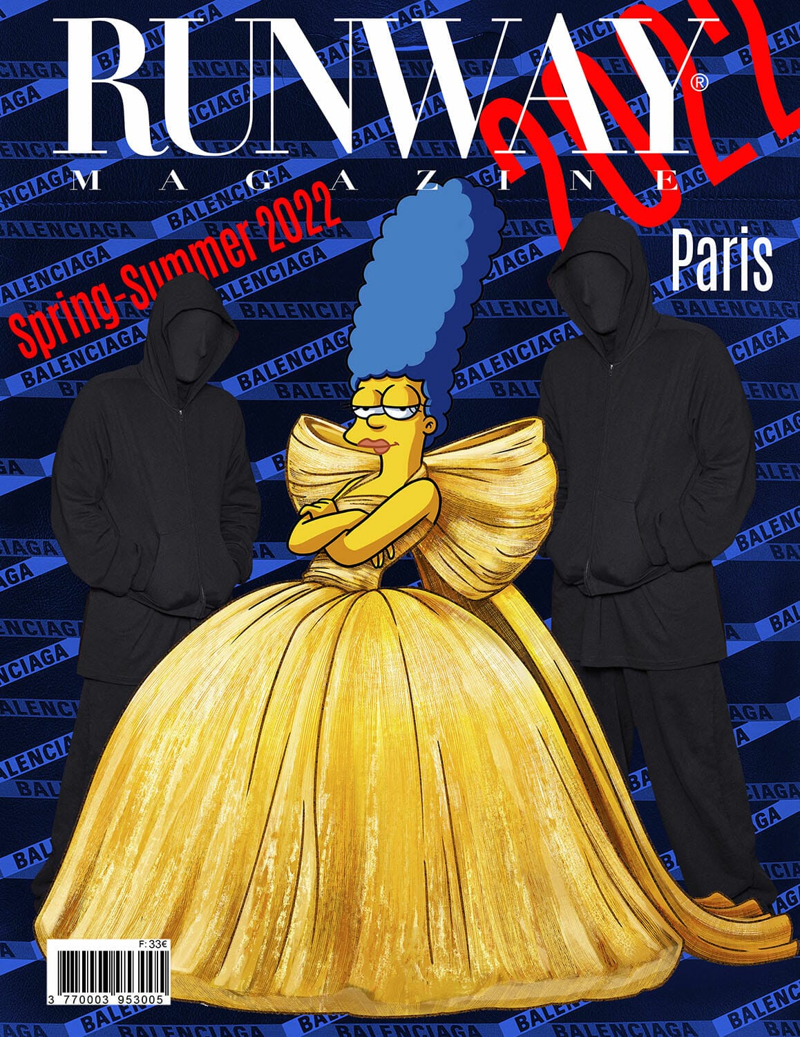 RUNWAY Magazine 2022 issue Spring Summer 2022 Balenciaga x Simpsons
