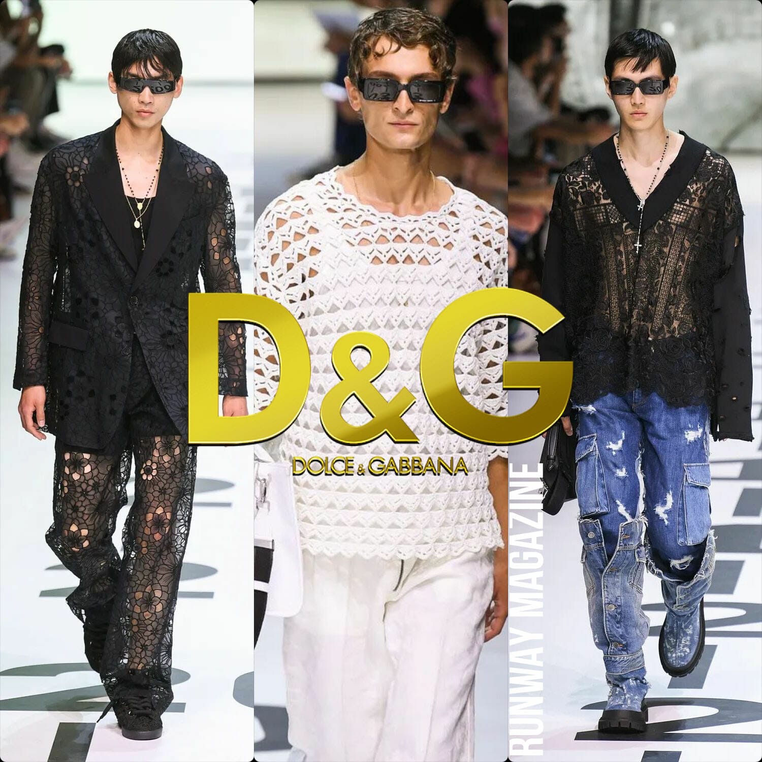 Dolce Gabbana Men Spring Summer 2023. RUNWAY MAGAZINE ® Collections. RUNWAY NOW / RUNWAY NEW