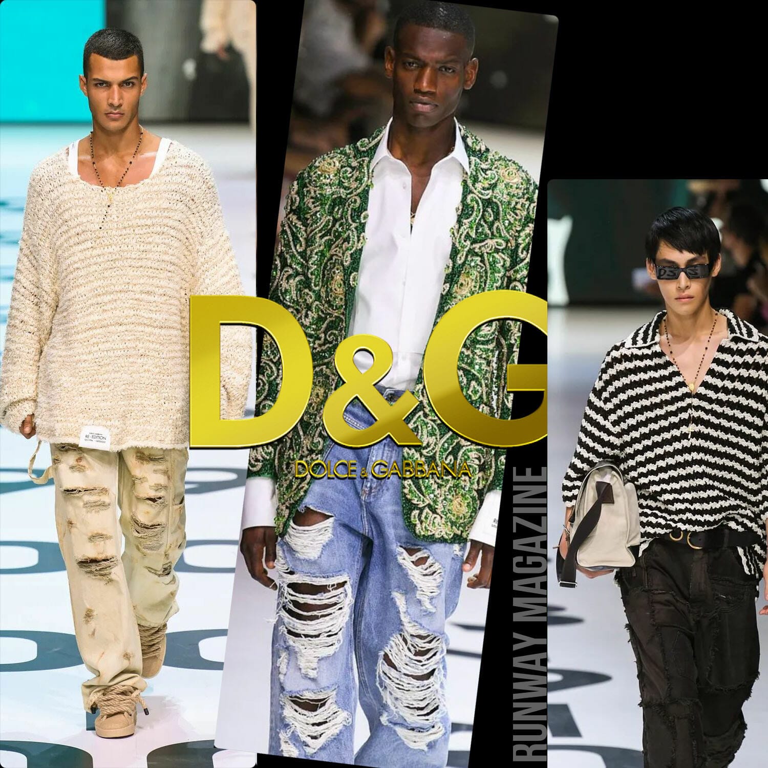 Dolce Gabbana Men Spring Summer 2023. RUNWAY MAGAZINE ® Collections. RUNWAY NOW / RUNWAY NEW
