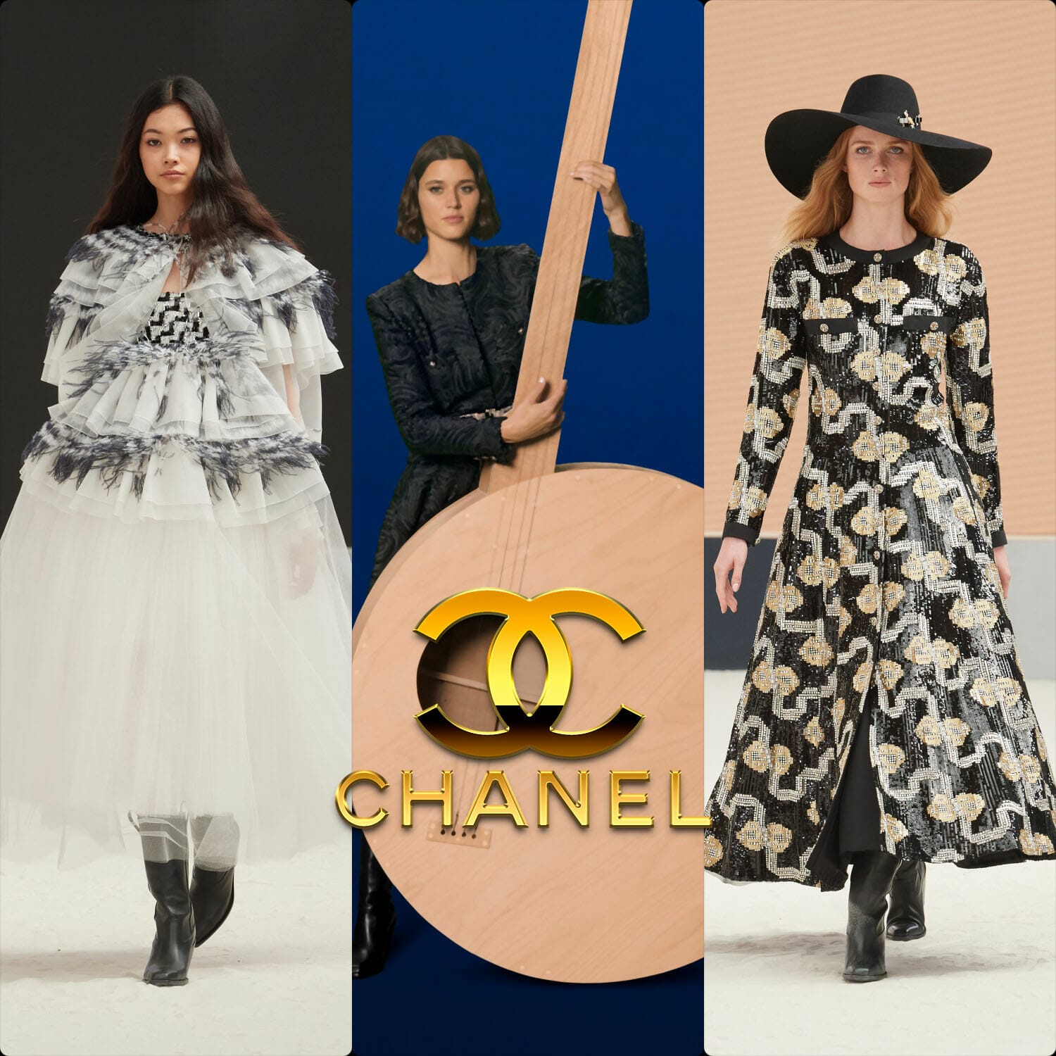 CHANEL EQUINOX FALL-WINTER 2023 COLLECTION 5 LOOKS, SWATCHES