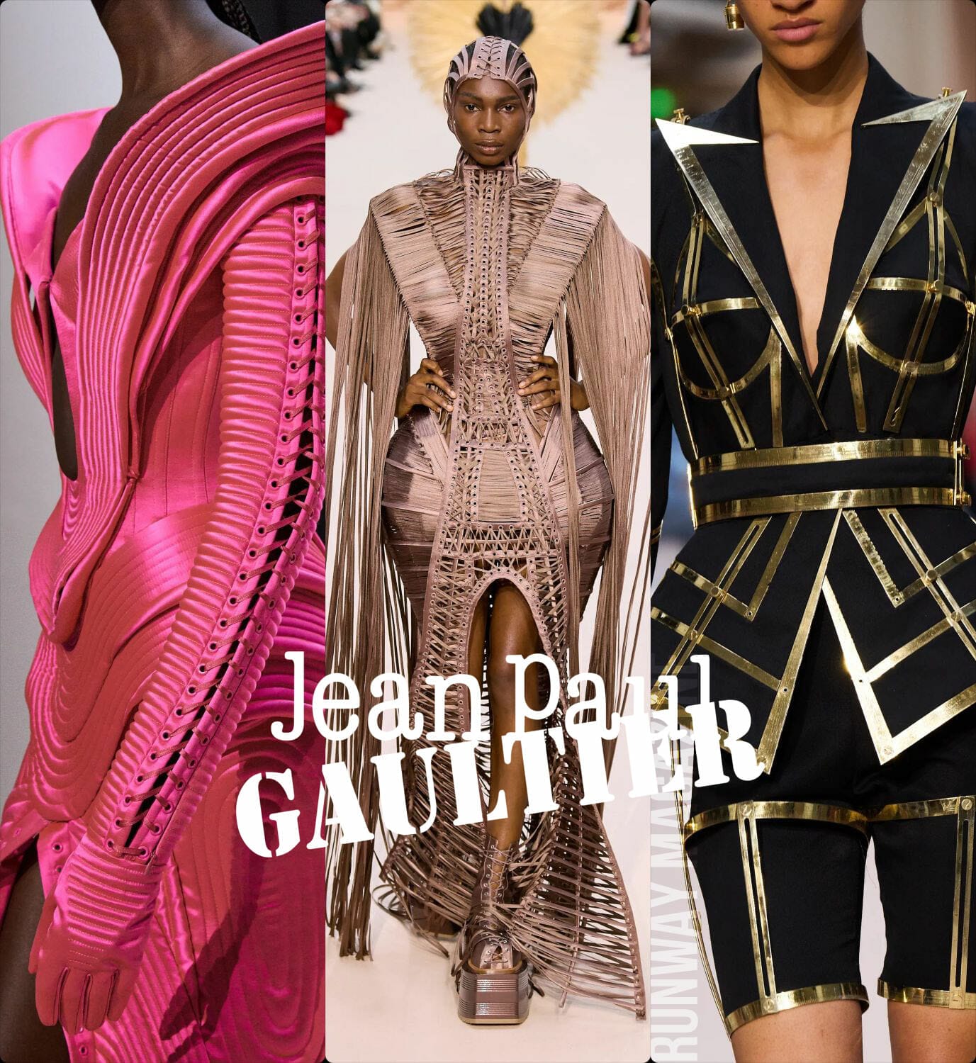 Jean Paul Gaultier by Olivier Rousteing - Couture Fall 2022. RUNWAY MAGAZINE ® Collections. RUNWAY NOW / RUNWAY NEW